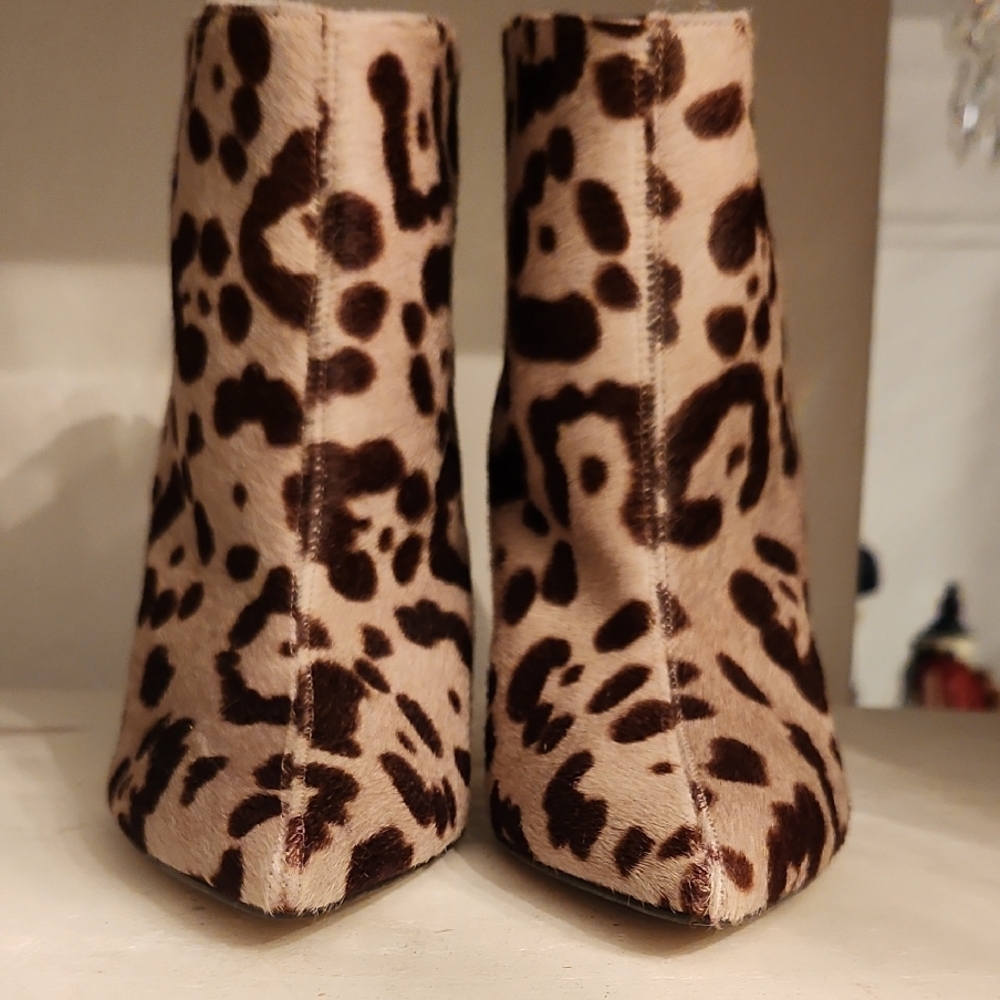 Leopard Print Ankle Boots